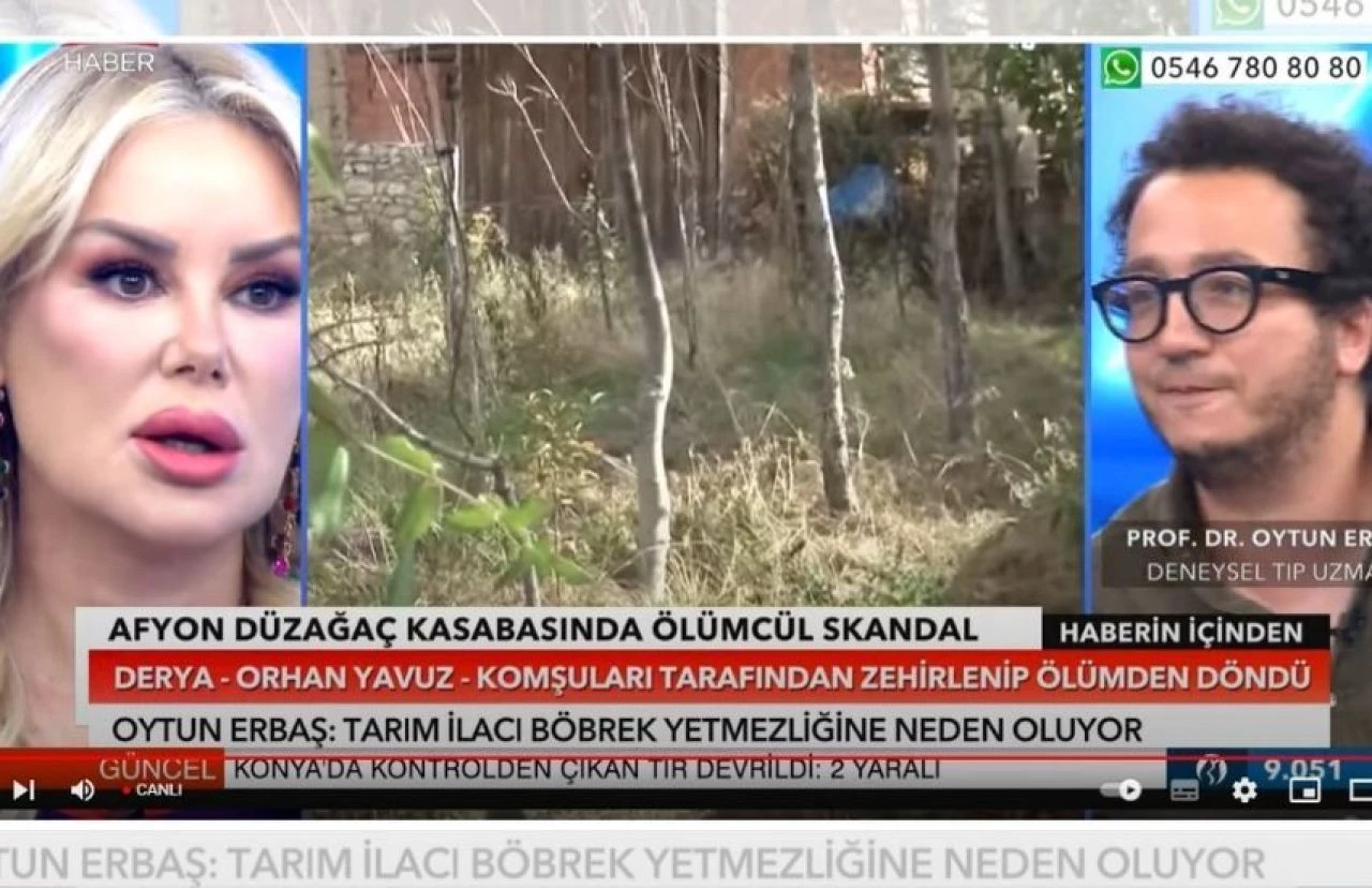 Oytun Erbaş yeni bir tartışma başlattı! "Tarım ilaçları şizofren yapıyor"