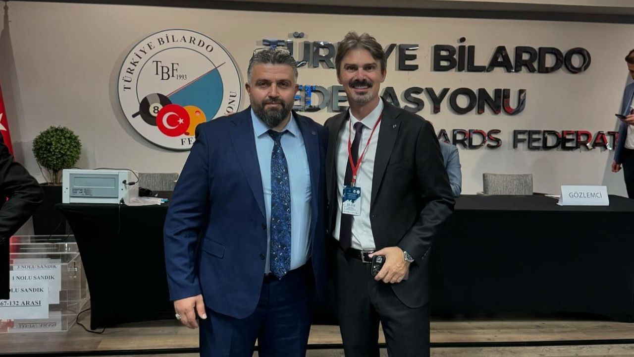 Türkiye Bilardo Federasyonu Başkanlığı&#039;na Ersan Ercan tekrar seçildi!