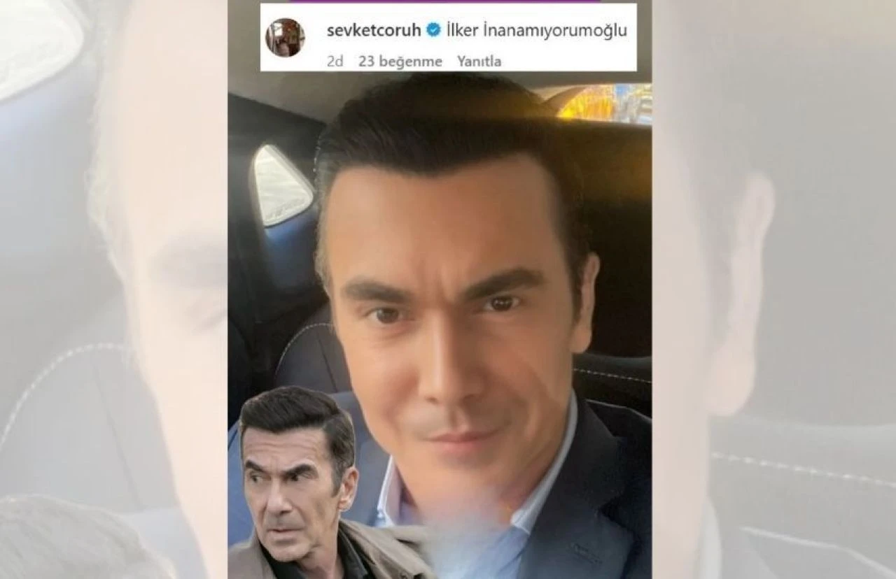 İlker İnanoğlu filtreli fotoğraf paylaştı, Şevket Çoruh'un dilinden kurtulamadı