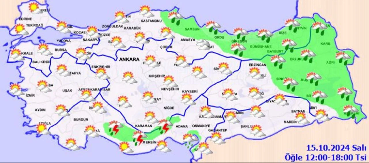 Meteoroloji'den sağanak yağış uyarısı! Sisli ve puslu hava ülkeyi saracak  - 7. Resim