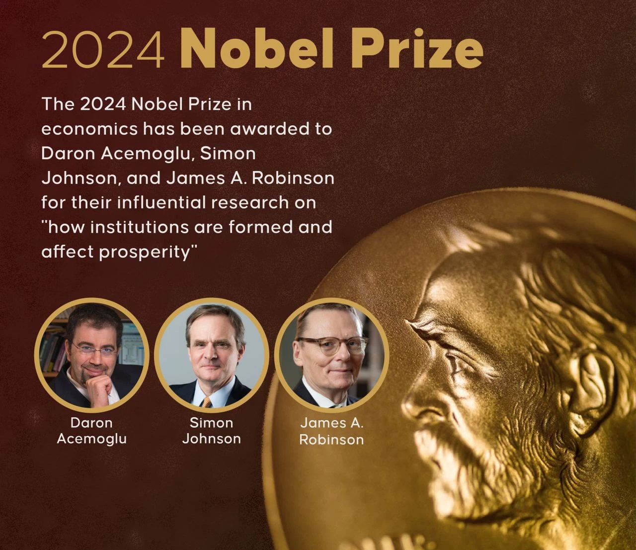 Son dakika | Nobel Ekonomi Ödülü Daron Acemoğlu'na verildi - 1. Resim