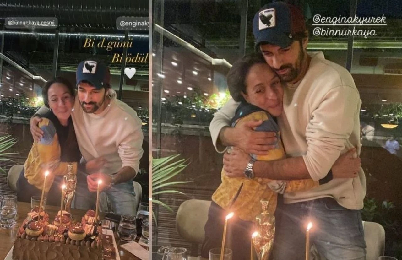 Yabancı Damat oyuncularından çifte kutlama! Engin Akyürek ile Binnur Kaya'nın karesine beğeni yağdı