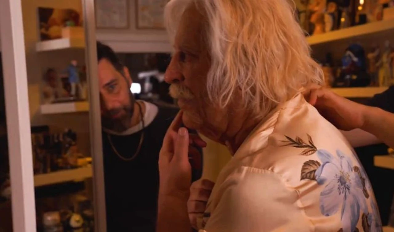 Cem Yılmaz 6 saatte yaşlandı! İşte 84 yaşındaki Erşan Kuneri'nin hazırlık aşaması - 3. Resim