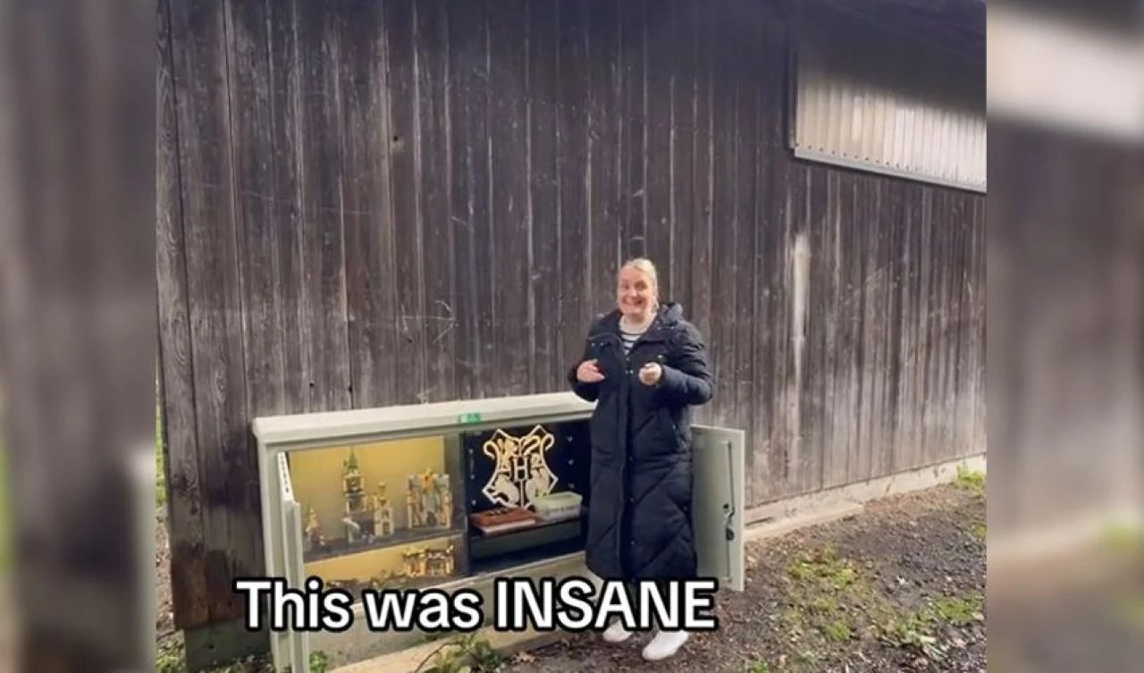 Telefonuna gelen sinyal onu kilitli bir kutuya yönlendirdi! Kutuyu açtığında gözlerine inanamadı