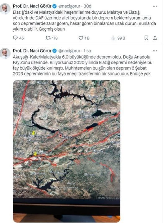 Malatya depreminin kaç saniye sürdüğü vatandaşın gündeminde yer aldı