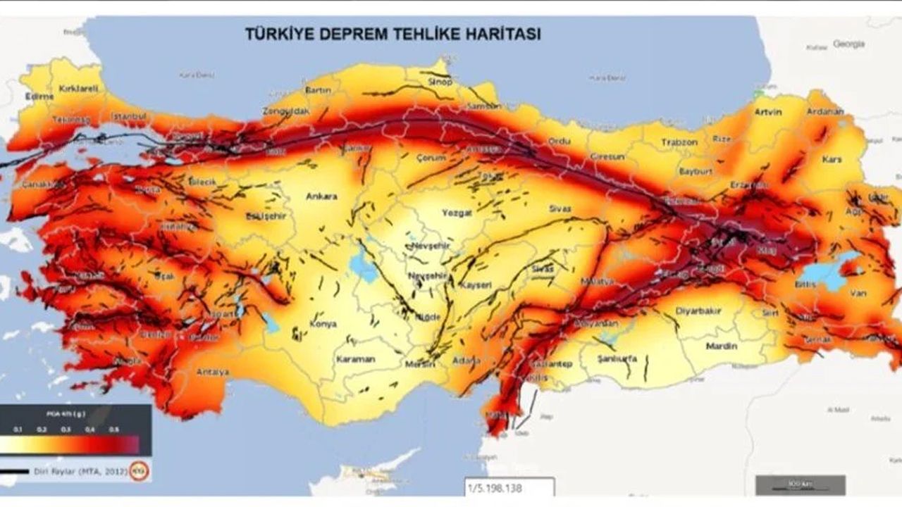 Türkiye deprem risk haritası güncellendi! En riskli iller tek tek açıklandı: Evimin altından fay hattı geçiyor mu? - 3. Resim