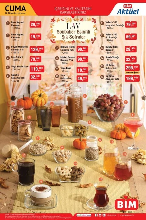 Bim 18 Ekim aktüel kataloğunda HP Gaming laptop, PS4 oyun konsolu, ses/görüntü aktarım cihazı, smoothie blender ve termos bardaklar yer alıyor - 5. Resim