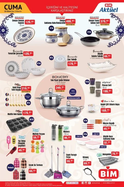 Bim 18 Ekim aktüel kataloğunda HP Gaming laptop, PS4 oyun konsolu, ses/görüntü aktarım cihazı, smoothie blender ve termos bardaklar yer alıyor - 6. Resim