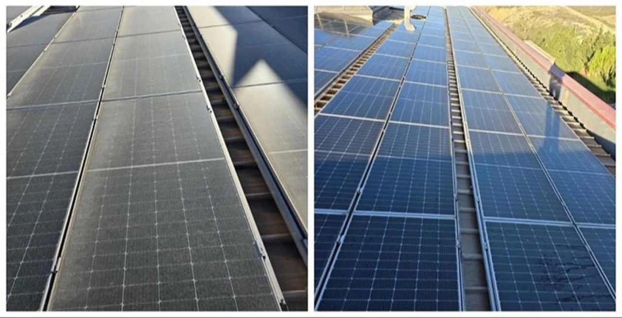 Karabük Üniversitesi, güneş panellerini temizleyen yerli robot geliştirdi