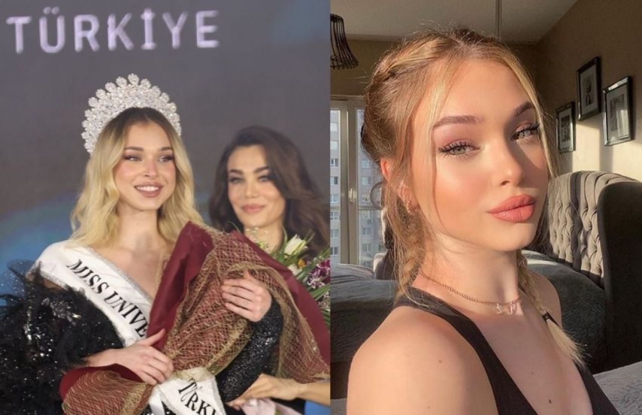 Miss Universe Türkiye birincisi Ayliz Duman estetik iddialarına çocukluk fotoğrafıyla cevap verdi! Demet Akalın'dan yorum gecikmedi - 2. Resim