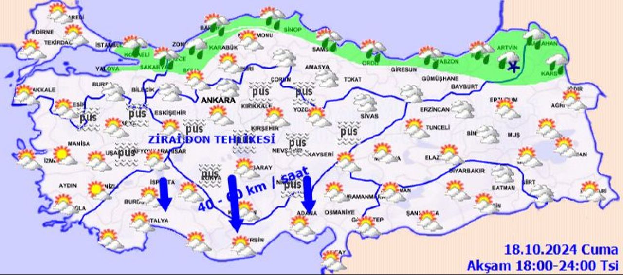 Kış erken geliyor: Sıcaklıklar düşüyor, kar yağışları başlıyor! İşte Meteoroloji'nin 18 Ekim 2024 hava durumu tahmini - 3. Resim