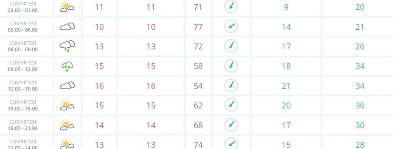 Meteoroloji İstanbul, Ankara, İzmir'de hafta sonu hava durumu tahminini duyurdu (19-20 Ekim) - 3. Resim