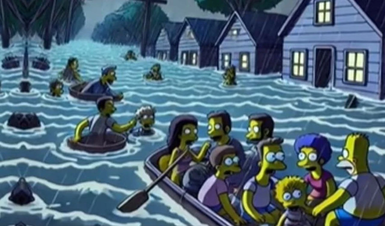 The Simpsons bunu da bildi! Yüzyılın felaketini 28 yıl önce öngördü - 1. Resim