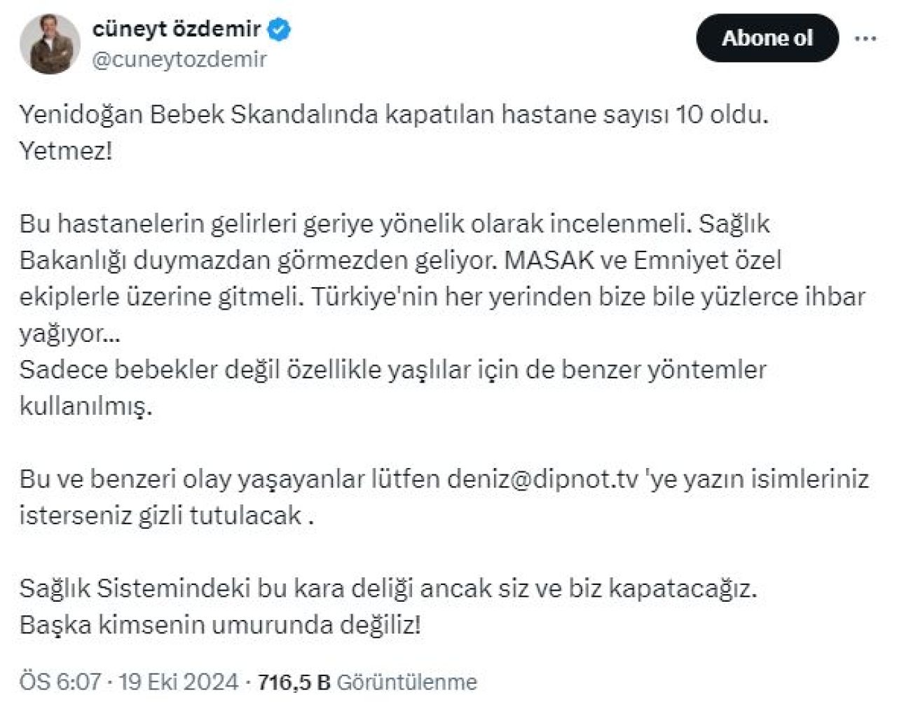 'Yenidoğan çetesi' skandalı sonrası 'yaşlı çetesi' iddiası! Gazeteci Cüneyt Özdemir 'benzer yöntemler kullanıldı' diyerek duyurdu - 3. Resim