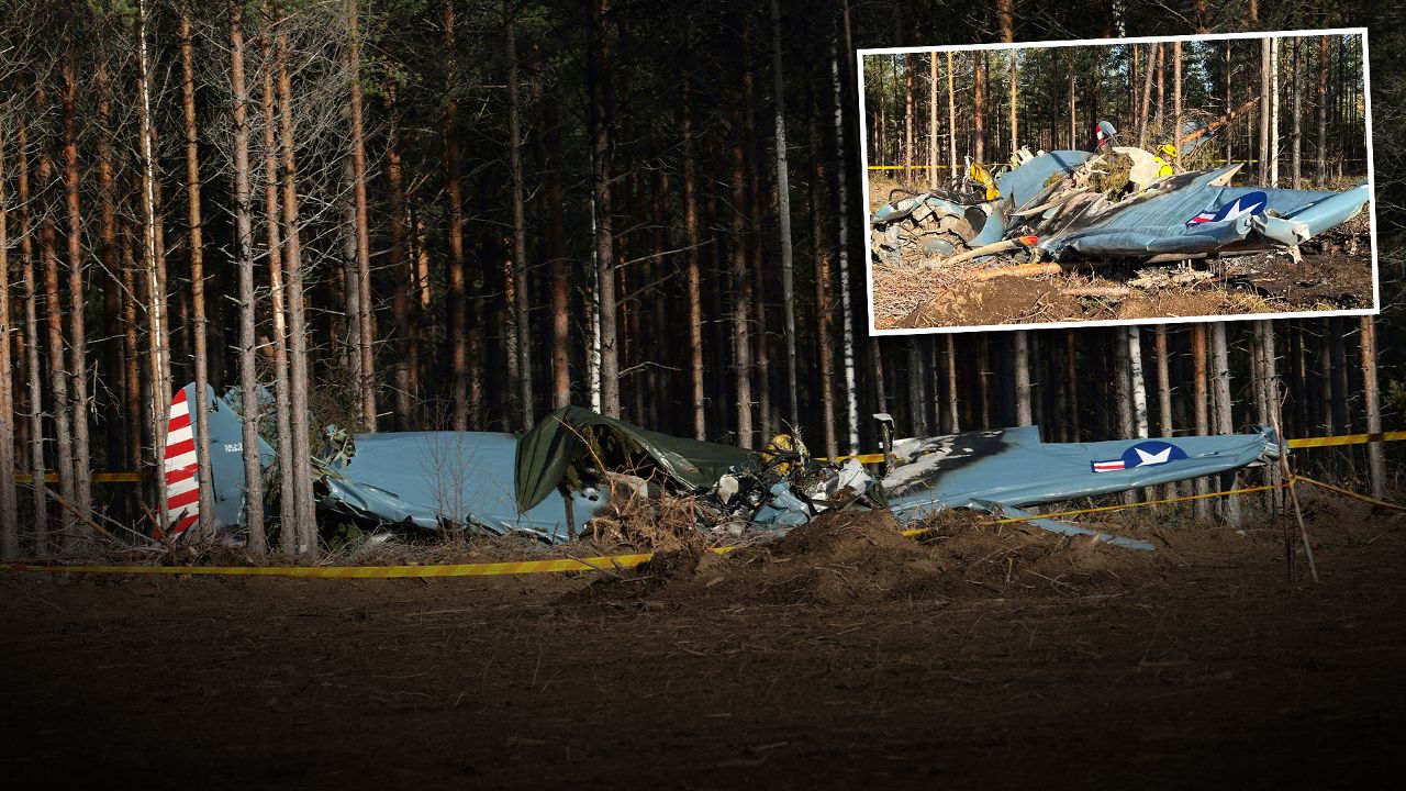 İkinci Dünya Savaşı&#039;ndan kalma, Finlandiya&#039;nın tek örneğiydi! Kalkıştan kısa süre sonra yere çakıldı