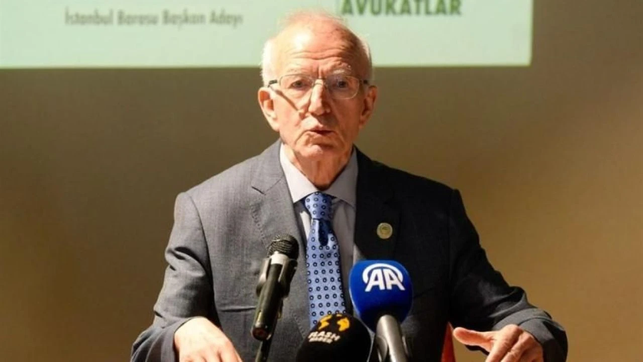 Anayasa açıklamasıyla tepki çeken İstanbul Barosu Başkanı İbrahim Kaboğlu'ndan geri adım!  - 1. Resim