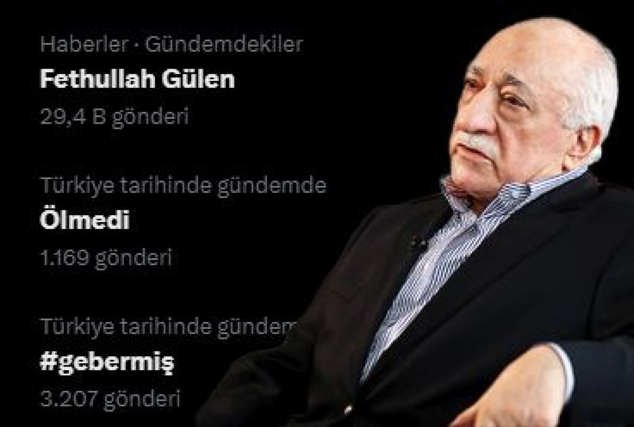 Fethullah Gülen'in ölümü sonrası sosyal medya çalkalandı: 