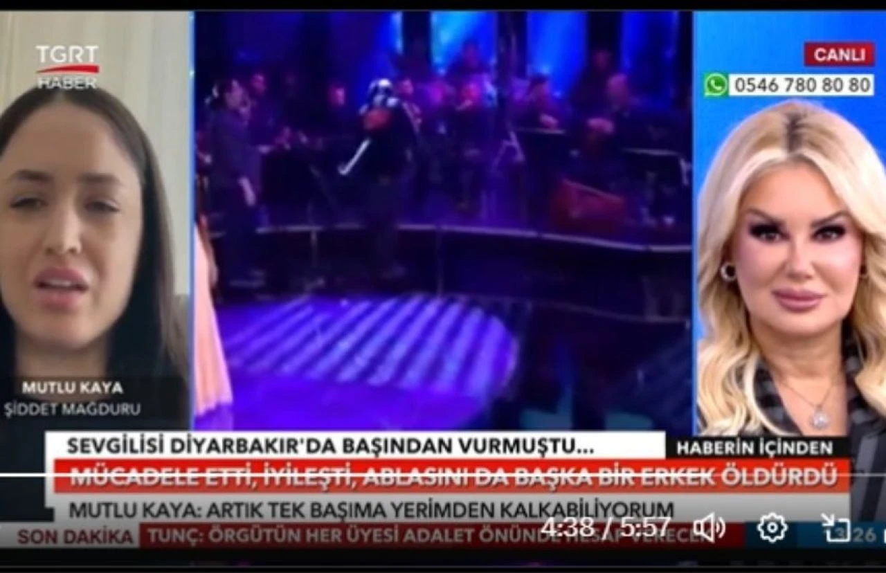 Mutlu Kaya TGRT Haber'de Diriliş şarkısını okudu! Kadınların sesi oldu