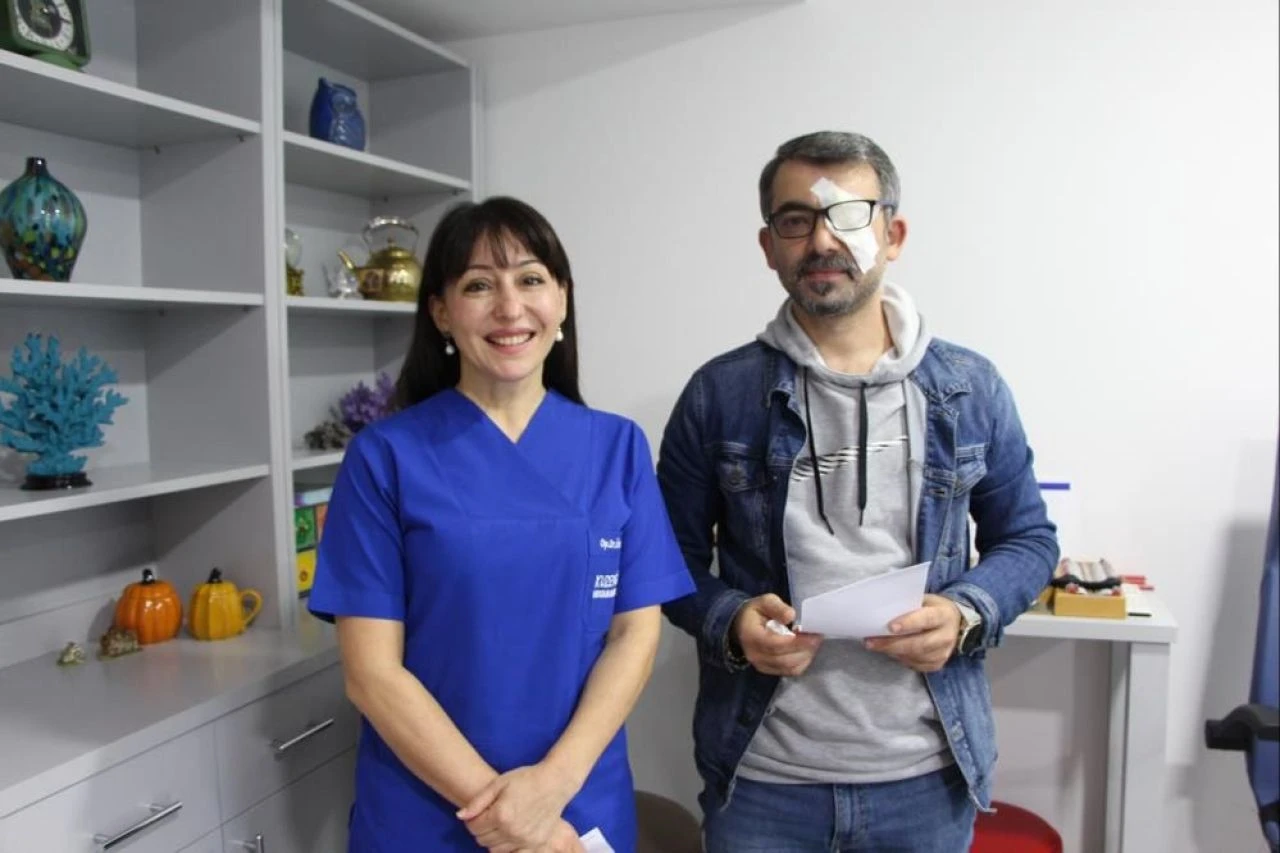 Gümüşhane'de ilginç kaza! Gözüne japon kaçtı, hastanelik oldu - 3. Resim