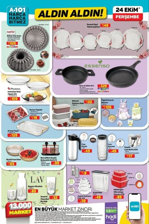 A101 24 Ekim aktüel kataloğunda çalışma koltuğu, gözleme makinesi, otomatik saç şekillendirici, motorlu bisiklet ve olta seti yer alıyor - 5. Resim