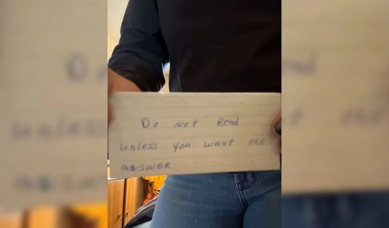 Babasını kaybettikten sonra bulduğu notu TikTok'ta paylaştı! Herkes ekran görüntüsü almak için yarıştı