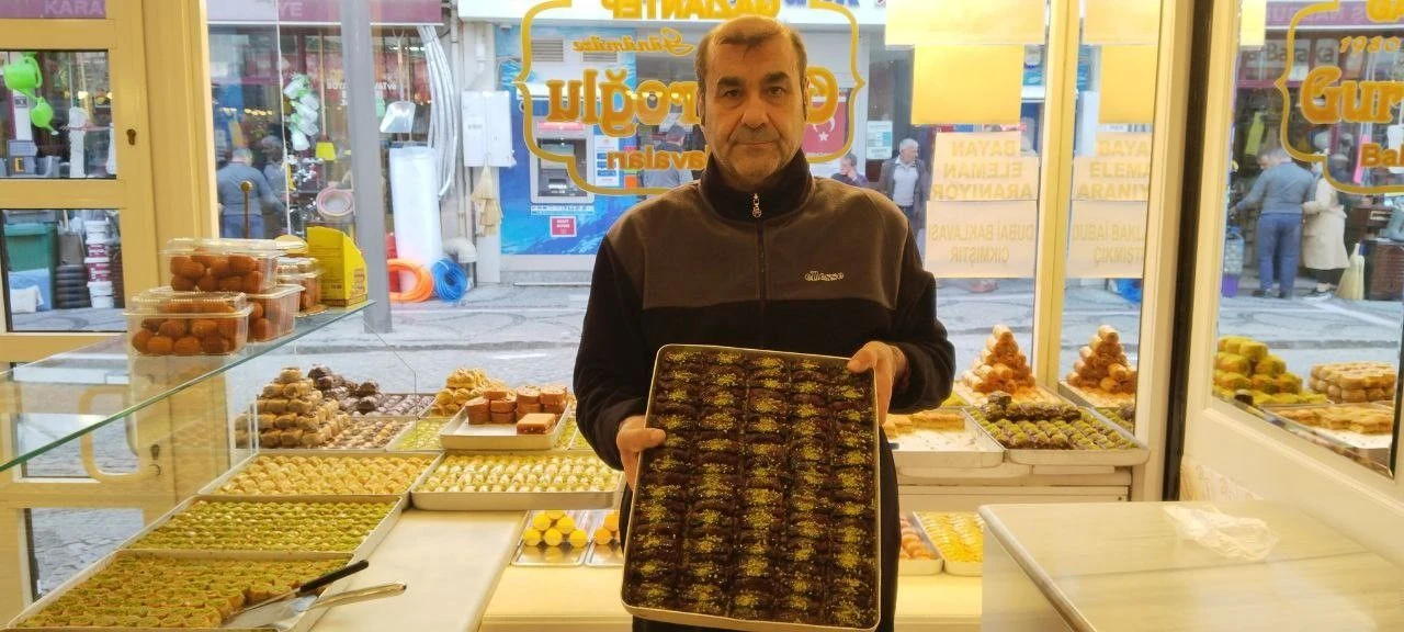 Duabi çikolatasından sonra şimdi de Dubai baklavası! Kilosu dudak uçuklattı - 1. Resim