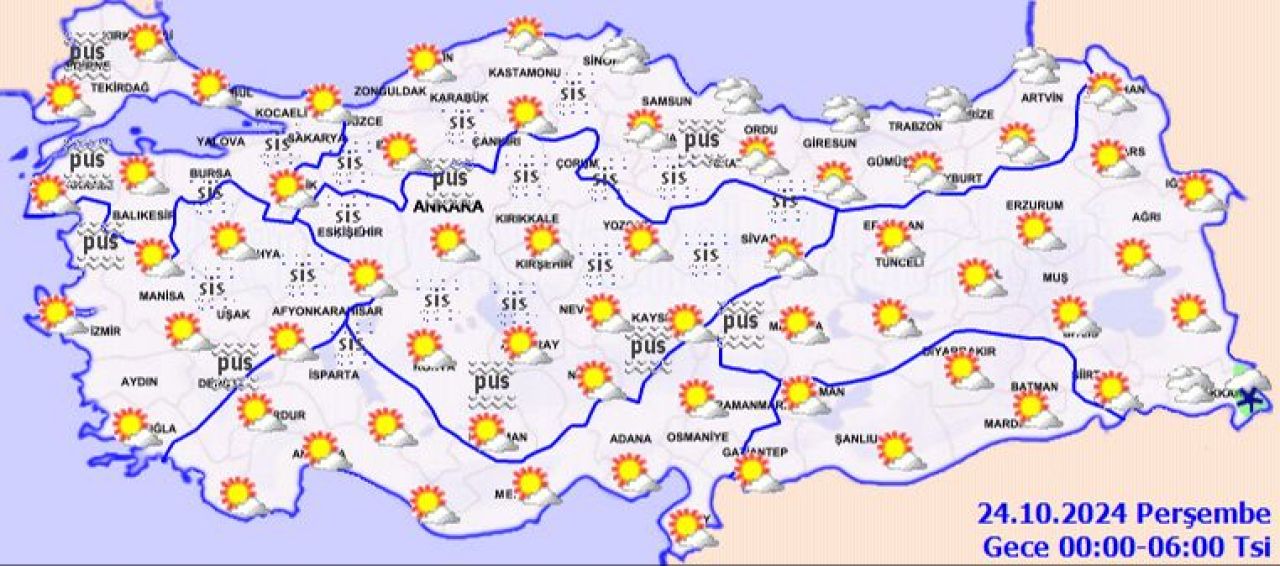 Meteoroloji 23 Ekim Hava durumu raporunu yayımladı! 3 bölge için yağış uyarısı yaptı! - 6. Resim