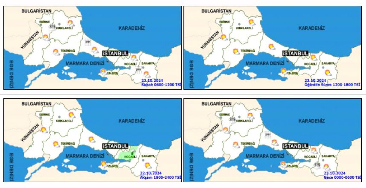 Meteoroloji 23 Ekim Hava durumu raporunu yayımladı! 3 bölge için yağış uyarısı yaptı! - 3. Resim