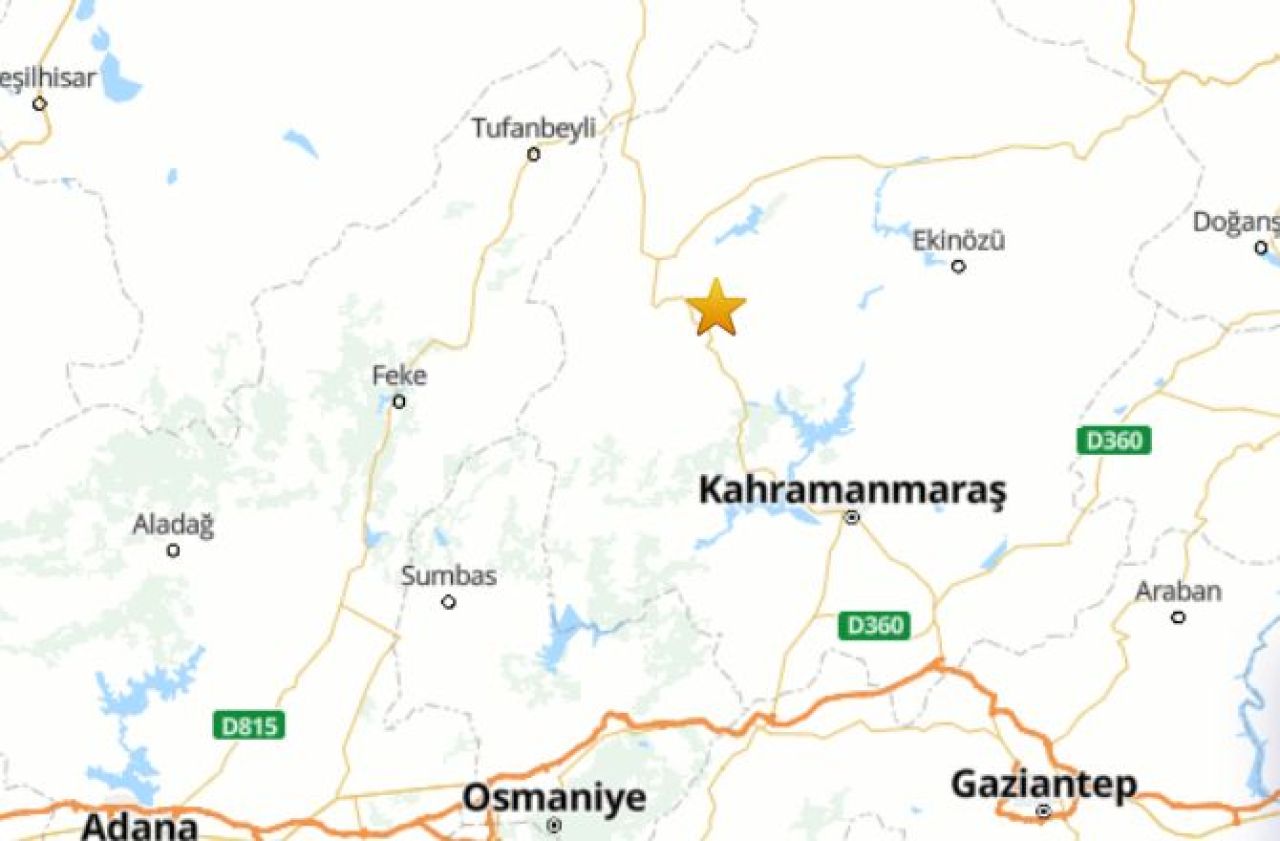 Son dakika | Kahramanmaraş'ta deprem! AFAD ilk verileri açıkladı - 1. Resim