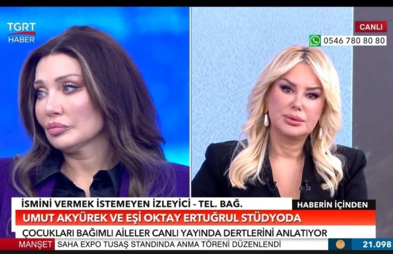 Umut Akyürek ve eşi Oktay Ertuğrul TGRT Haber’de! “Aileler çocuklarınıza dikkat edin”