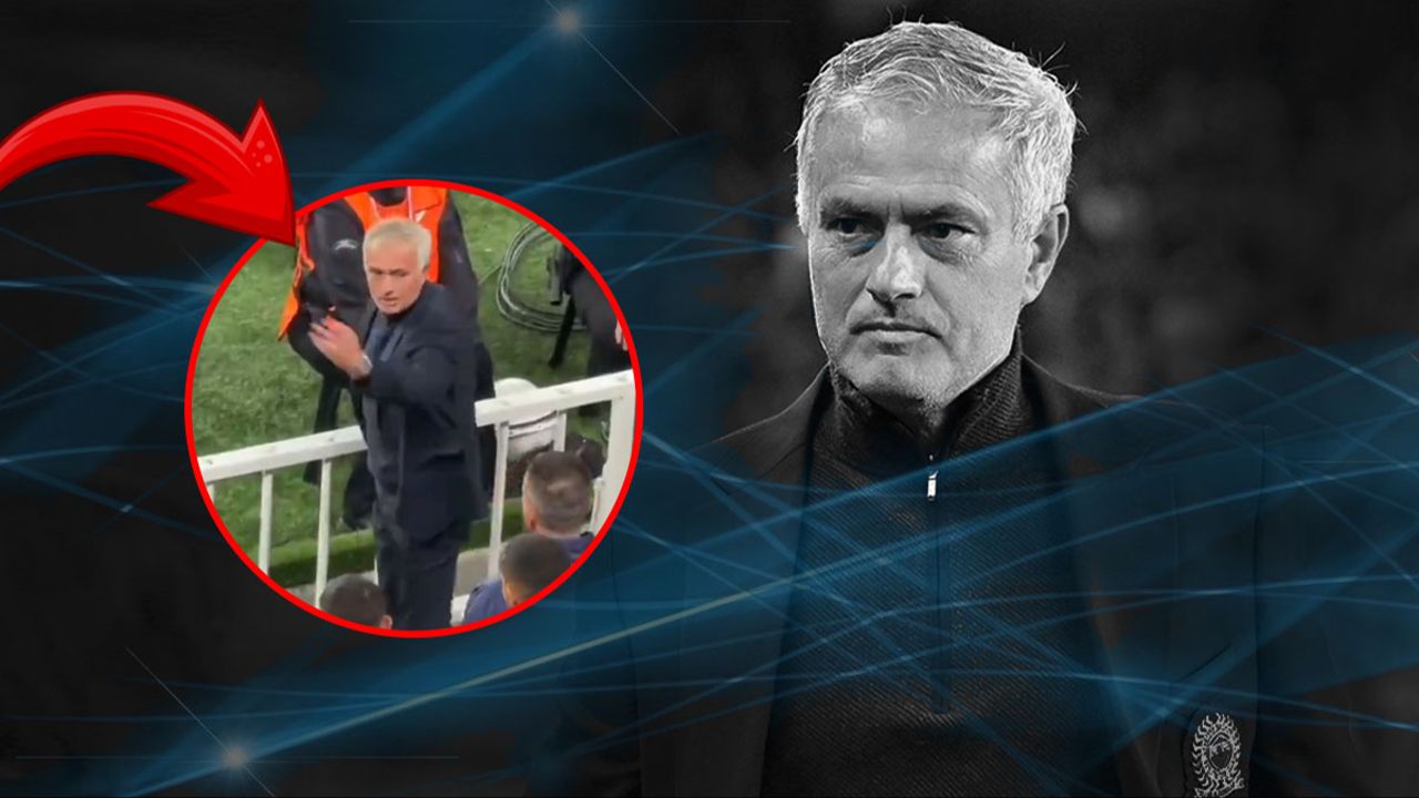 Fenerbahçe Teknik Direktörü Jose Mourinho ile taraftar arasında gerginlik!