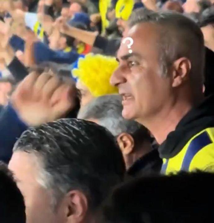 Görenler şoke oldu! İsmail Kartal'ın ikizi Fenerbahçe tribünlerinde - 1. Resim