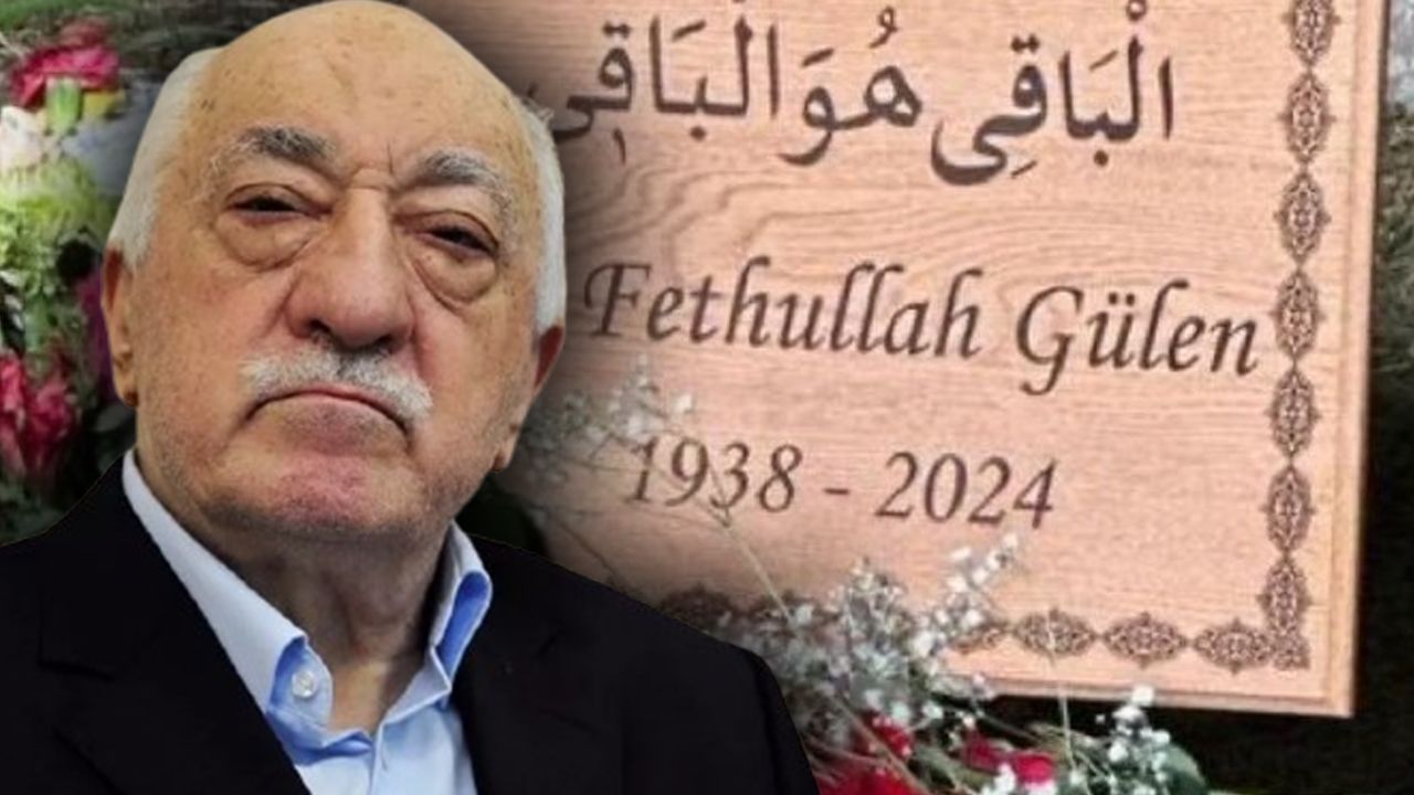 FETÖ elebaşı Fetullah Gülen&#039;in mezar taşındaki yalan!