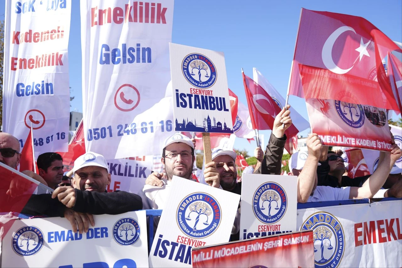 Kademeli emeklilik için miting yaptılar: