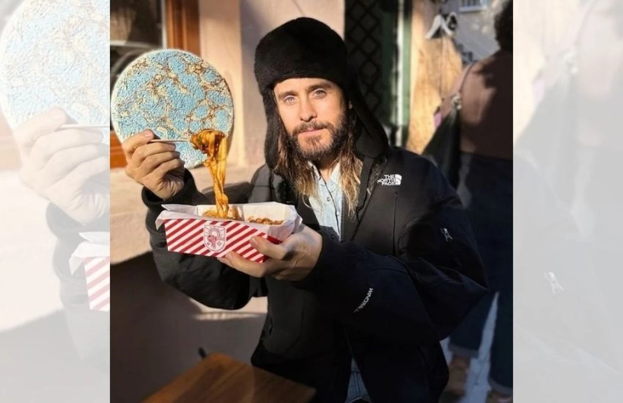 Jared Leto konser için gelen İstanbul'a geldi! Bakın ilk ne yemeye gitti - 1. Resim