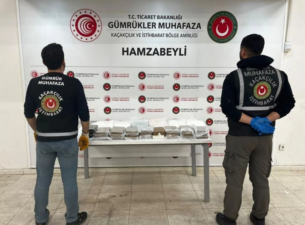 Sınırda uyuşturucu operasyonu! Bakanlık duyurdu: Değeri tam 103 milyon TL - 1. Resim