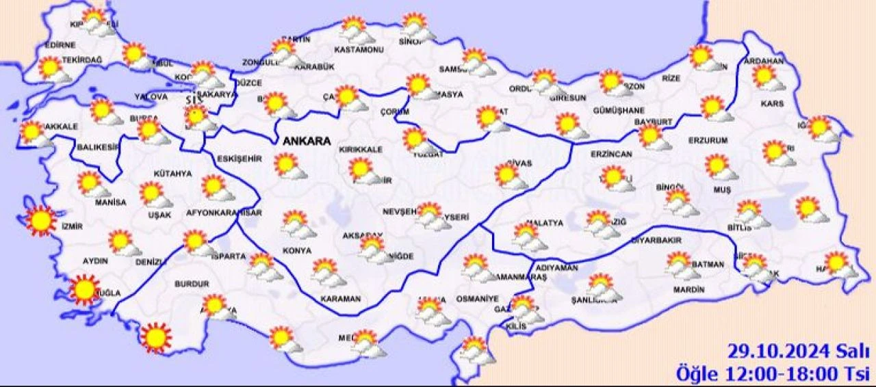 Meteoroloji saat verdi: Hem sis hem sağanak var! İşte 29 Ekim 2024 il il hava durumu