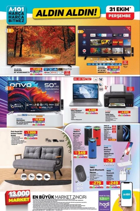 A101 31 Ekim aktüel ürünleri cazip fiyatlarıyla göz alıyor! Katalogda Vestel araç şarj istasyonu, Lenovo laptop, ayak masaj aleti ve portatif buharlı kırışıklık giderici bulunuyor - 3. Resim