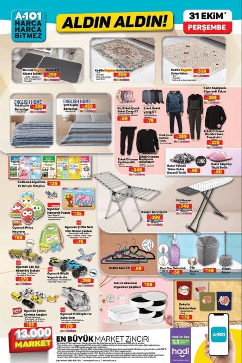 A101 31 Ekim aktüel ürünleri cazip fiyatlarıyla göz alıyor! Katalogda Vestel araç şarj istasyonu, Lenovo laptop, ayak masaj aleti ve portatif buharlı kırışıklık giderici bulunuyor - 4. Resim