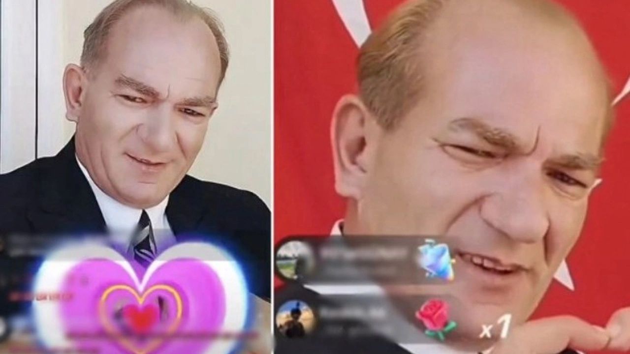 ‘Atatürk’e benzeyen adam’ 29 Ekim&#039;de TikTok&#039;ta yayın açtı! Yine binlerce lira topladı