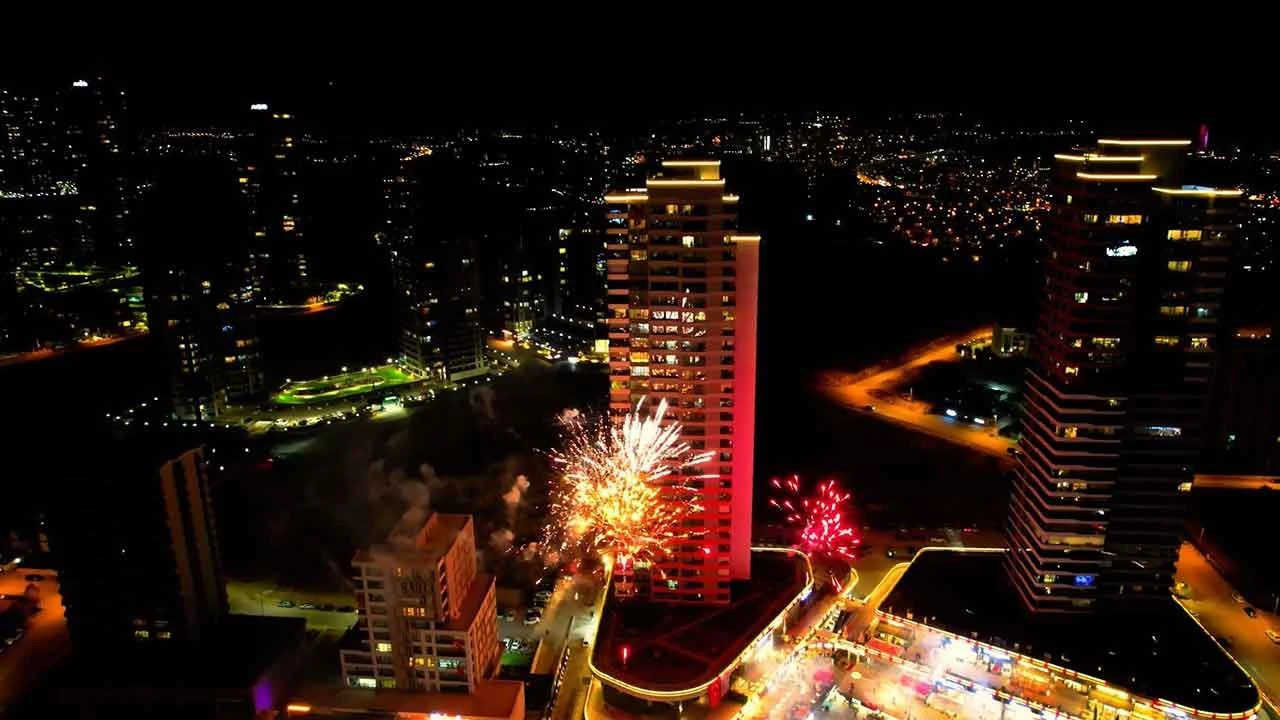 Başkentteki Cumhuriyet coşkusu havadan görüntülendi - 2. Resim