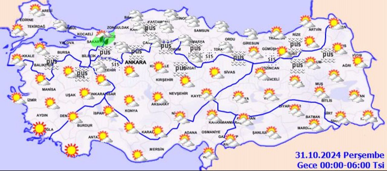 İstanbul'a yağmur bulutları geliyor: Meteoroloji'dikkatli olun' diyerek uyardı! İşte 30 Ekim 2024 il il hava durumu - 4. Resim