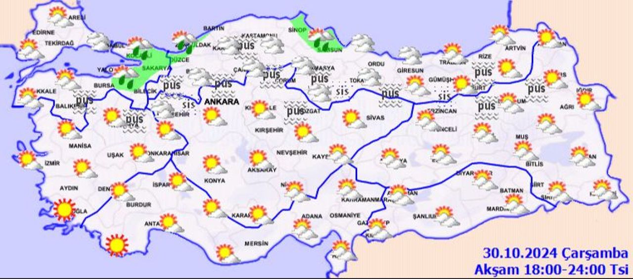 İstanbul'a yağmur bulutları geliyor: Meteoroloji'dikkatli olun' diyerek uyardı! İşte 30 Ekim 2024 il il hava durumu - 3. Resim