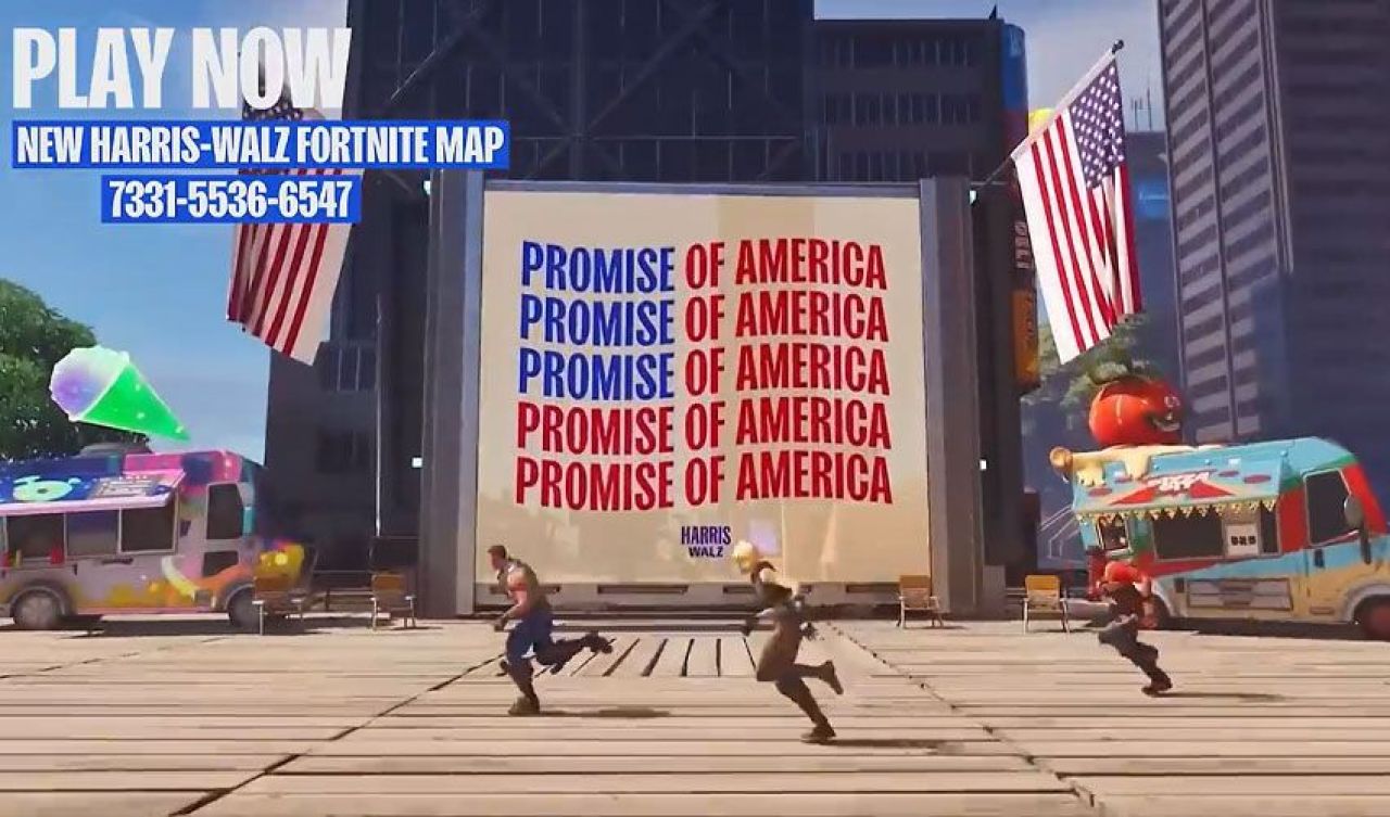 Kamala Harris'ten bir garip seçim kampanyası: Oyunculara ulaşmak için Fortnite'ı kullandı - 2. Resim