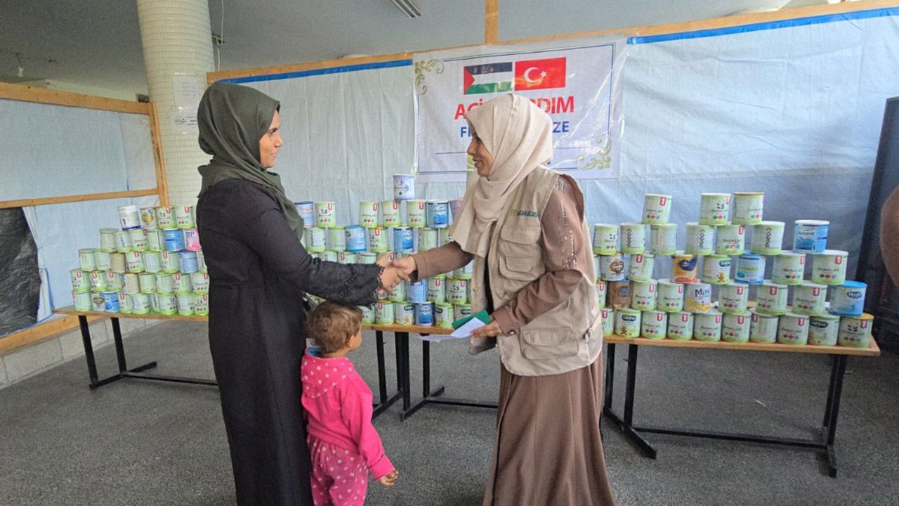 Sadakataşı Cebaliye bölgesine acil yardım ulaştırdı