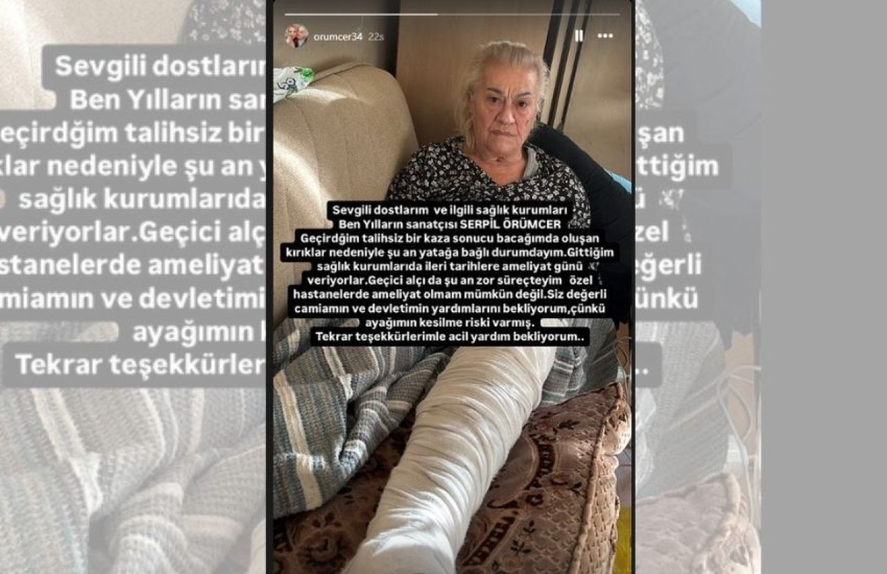 Serpil Örümcer yardım bekliyor! ''Ayağımın kesilme riski var'' - 1. Resim