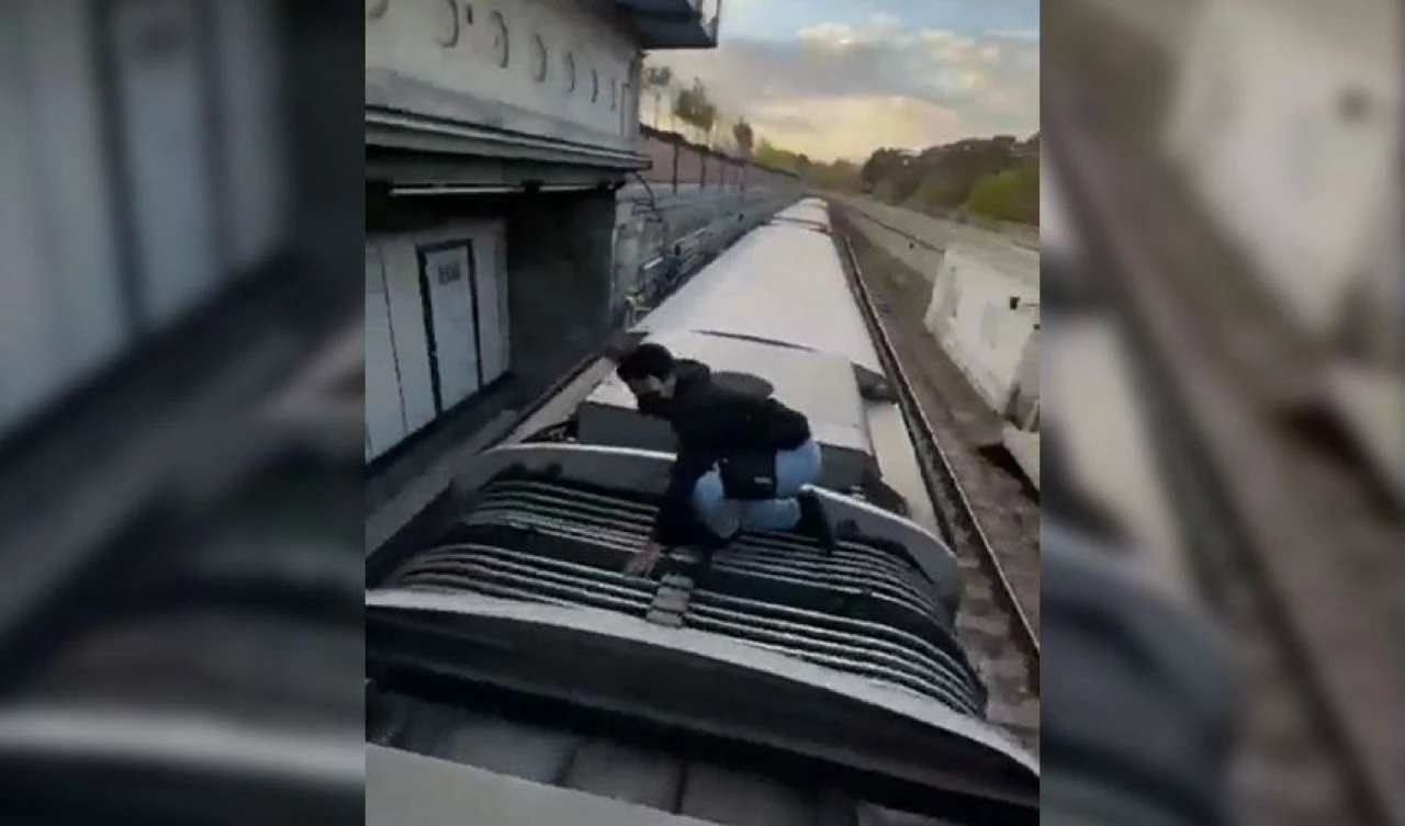 Gençlerin çılgın metro sörfü! ABD'nin ardından Avrupa'ya da yayıldı: Hiçbir TikTok videosu buna değmez - 2. Resim