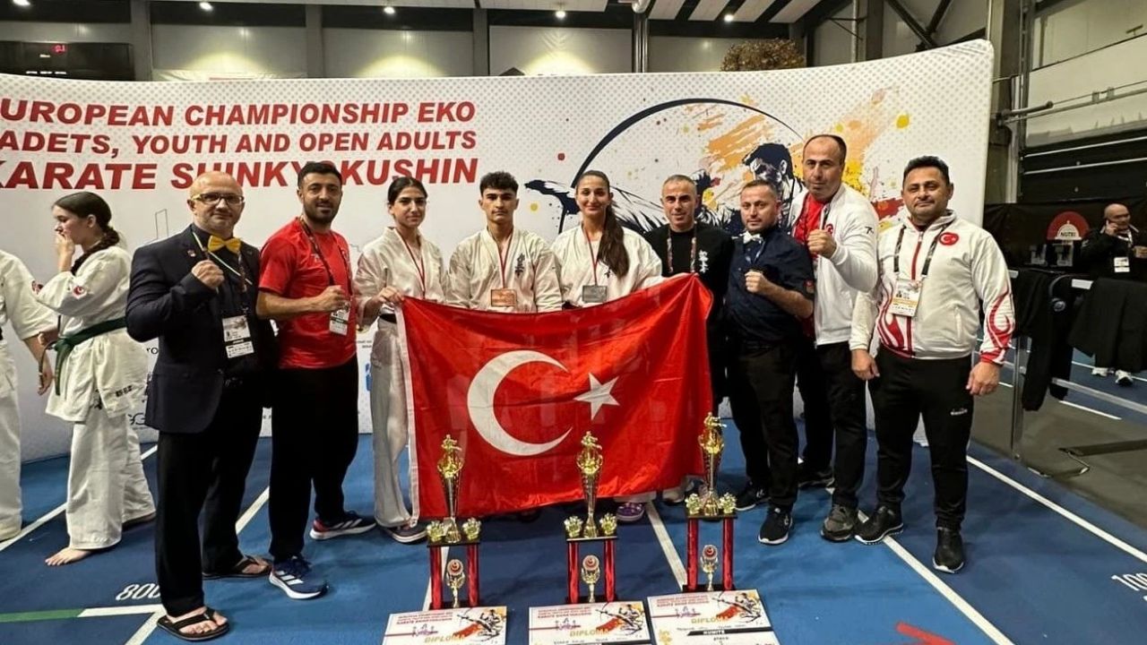 Kyokushin Karate Milli Takımı&#039;ndan gurur tablosu! Türkiye, Avrupa Şampiyonası&#039;nda 3 madalya kazandı