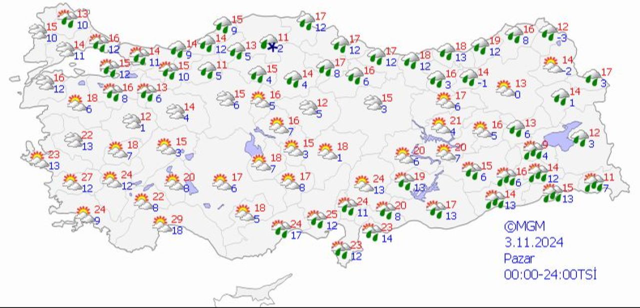 Meteoroloji pazar gününe dikkat çekti: Soğuk ve yağışlı hava geliyor! - 2. Resim