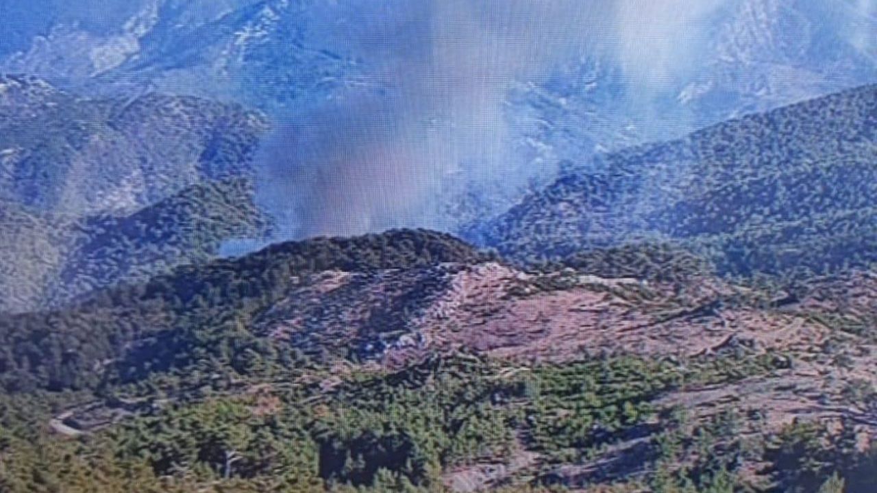 Muğla Köyceğiz&#039;de orman yangınına müdahale sürüyor